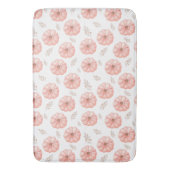 Niedlicher Pink Wasserfarbe Pumpkin Fall Duschvorh Badematte (Vorderseite Vertikal)