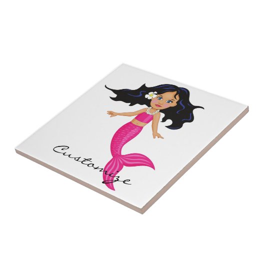 Niedlicher Pinkschwanzmarmelade Thunder_Cove Fliese (Seite)