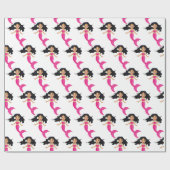 Niedlicher Pinkschwanzmarmelade Thunder_Cove Geschenkpapier (Flach)