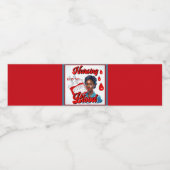 Niedlicher Pinup Wasserflaschenetikett (Einzelnes Label)