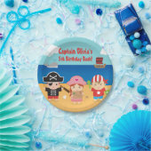 Niedlicher Piraten-Themed Pappteller (Party)