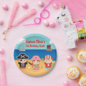 Niedlicher Piraten-Themed Pappteller (Party)