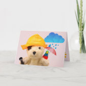 Niedlicher Piratenhund wird gut Karte (Vorderseite)