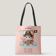 Niedlicher Piratenschiff Captain Kid and Ship