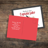 Niedlicher Piratenschutz - Dankeschön Karte