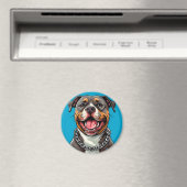 Niedlicher Pitbulhund Magnet (In Situ (Geschirrspüler))