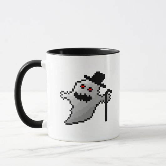 Niedlicher Pixelgeist Tasse (Links)