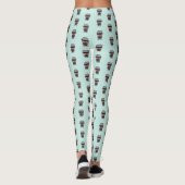 Niedlicher pixeliger RoboterCop Leggings (Rückseite)