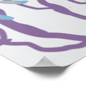 Niedlicher Planet Erde Poster (Ecke)