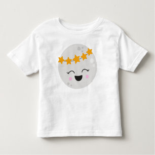 Niedlicher Planet, Kawaii Planet, Sterne, Weltraum Kleinkind T-shirt