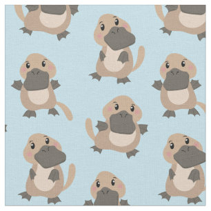 Niedlicher Platypus Cartoon Fabric Baby Boy Stoff