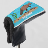 Niedlicher Platypus-Cartoon Golf Headcover (3/4 Vorderseite)
