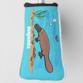 Niedlicher Platypus-Cartoon Golf Headcover (Rotieren 90)