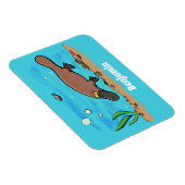 Niedlicher Platypus-Cartoon Magnet (Rechte Seite)