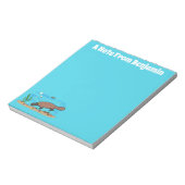 Niedlicher Platypus-Cartoon Notizblock (Rotiert)