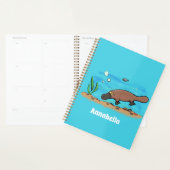 Niedlicher Platypus-Cartoon Planer (Anzeige)