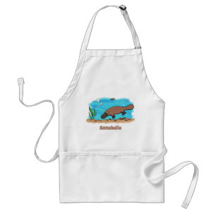 Niedlicher Platypus-Cartoon Schürze