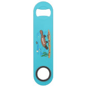 Niedlicher Platypus-Cartoon Speed Flaschenöffner (Vorderseite)