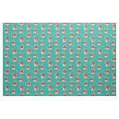 Niedlicher Platypus-Cartoon Stoff (Fat Quarter (45,7 x 55,9 cm))