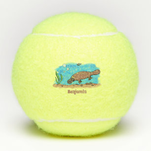Niedlicher Platypus-Cartoon Tennisbälle