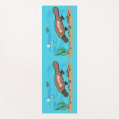 Niedlicher Platypus-Cartoon Yogamatte (Vorderseite)