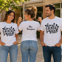 Niedlicher Platz der ersten Klasse mit dem Namen d T-Shirt