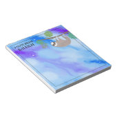 Niedlicher Platz in der Baumzweigstelle Blue Sky P Notizblock (angewinkelt)