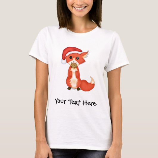 Niedlicher PlätzchenFox, der eine T-Shirt (Vorderseite)