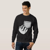 Niedlicher Pocket-Slot Sweatshirt (Vorne ganz)