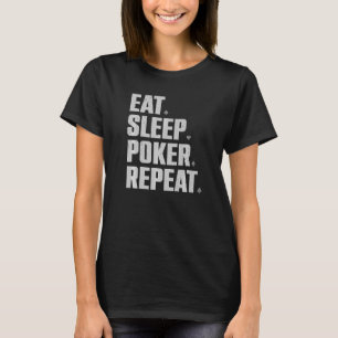 Niedlicher Poker für Damen und Herren Casino Glück T-Shirt