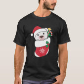 Niedlicher Polar-Bär für Weihnachtspolar T-Shirt (Vorderseite)