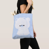 Niedlicher Polar Bear Couple Tasche (Von Nahem)