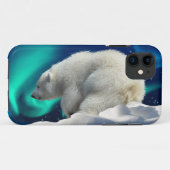 Niedlicher Polar Bear Cub & Aurora iPhone 5 Fall Case-Mate iPhone Hülle (Rückseite (Horizontal))