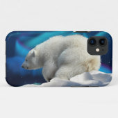 Niedlicher Polar Bear Cub & Aurora iPhone 5 Fall Case-Mate iPhone Hülle (Rückseite (Horizontal))