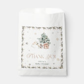 Niedlicher Polar Bear Moderne Babydusche Gefallen  Geschenktütchen (Vorderseite)