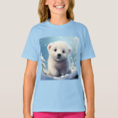 Niedlicher Polar Bear T Shirt - Süße Tier Shirts (Vorderseite)
