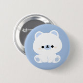 Niedlicher Polar Button (Vorne & Hinten)