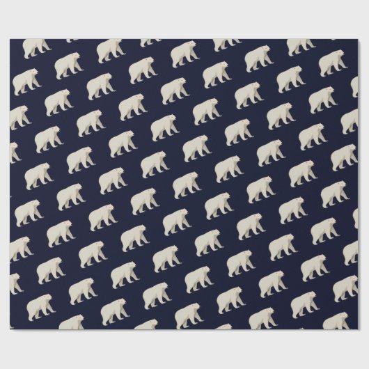 Niedlicher Polar Geschenkpapier (Flach)