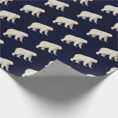 Niedlicher Polar Geschenkpapier (Ecke)