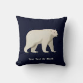 Niedlicher Polar Kissen (Vorderseite)