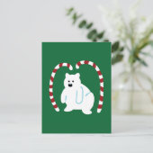 Niedlicher Polar Postkarte (Stehend Vorderseite)