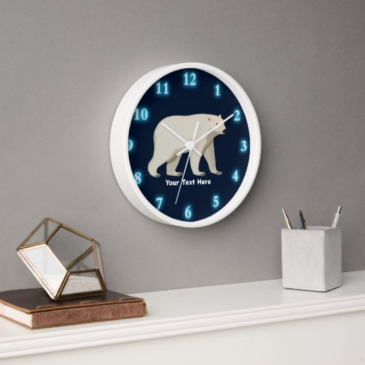 Niedlicher Polar Uhr (Büro)