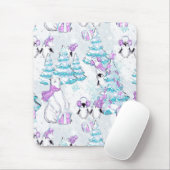 Niedlicher Polarbär und Pinguin Mousepad (Mit Mouse)