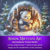 Niedlicher Polarbärleser von Candlelight Seidenpapier