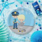 Niedlicher Polizeibeamter Pappteller (Party)