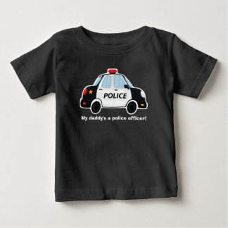 Niedlicher Polizeiwagen T - Shirt - Baby - Kleinki