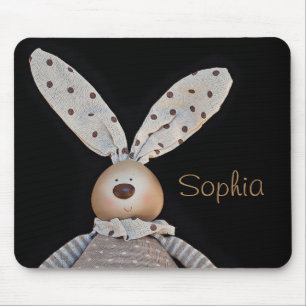 Niedlicher Polka Dot Bunny Mousepad