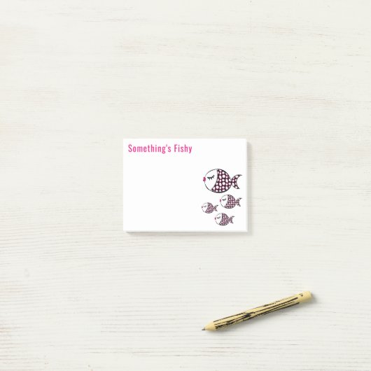 Niedlicher Polka Dot Funny Post-it Klebezettel (Auf Schreibtisch)