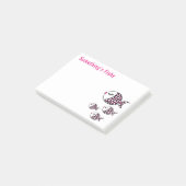 Niedlicher Polka Dot Funny Post-it Klebezettel (angewinkelt)