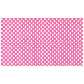 Niedlicher Polka Dot Nahtloses Muster im rosa Hint Tischdecke (Vorderseite (Horizontal))